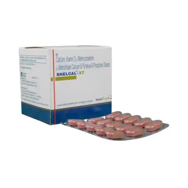 Shelcal XT (15 tablets in 1 strip)