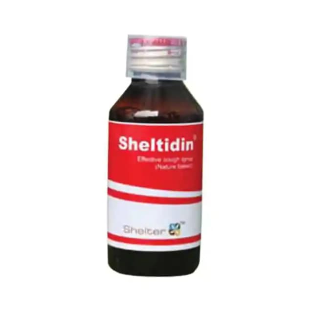 Sheltidin Cough Syrup (1 Bottle of 200 ml Syrup)
