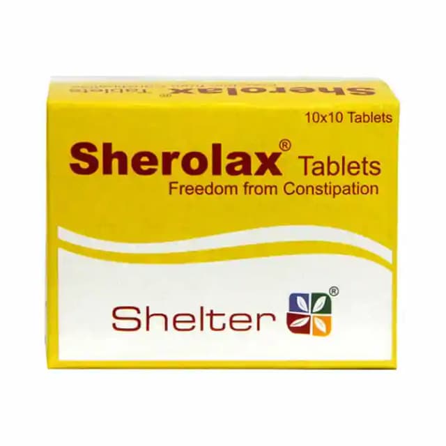 Sherolax Laxative (1 Box Of 100 tablets)