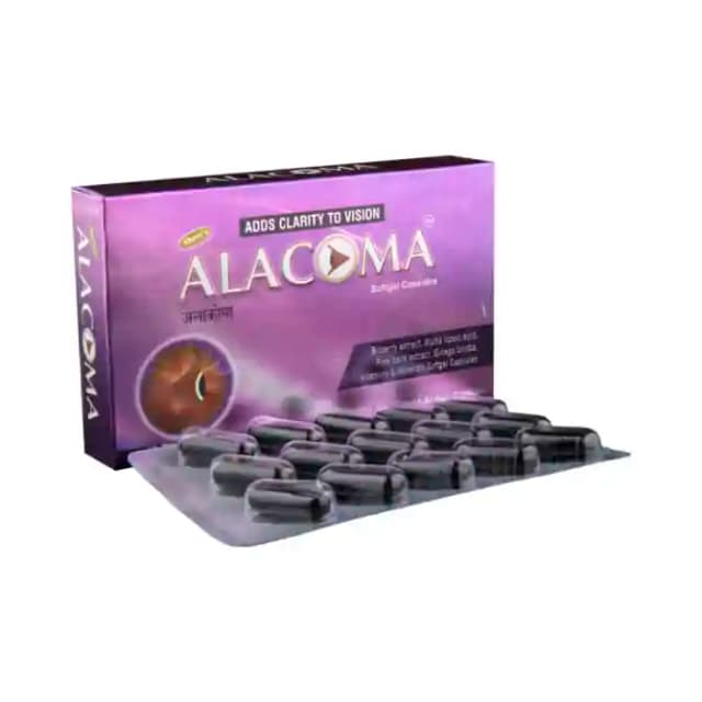 Shreys Alacoma Softgel (1 Strip Of 15 soft gelatin capsules)