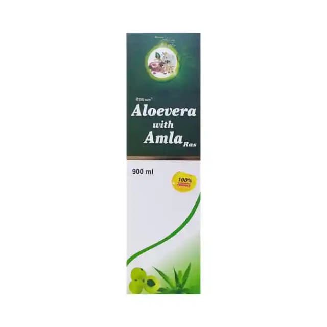 Shri Nath Aloevera with Amla Ras (1 Bottle of 900 ml Liquid)