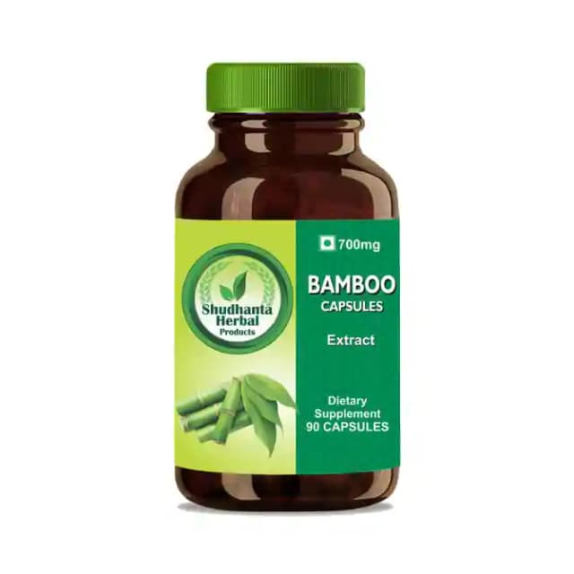 Shudhanta Herbal Bamboo 700mg (1 Bottle of 90 capsules)