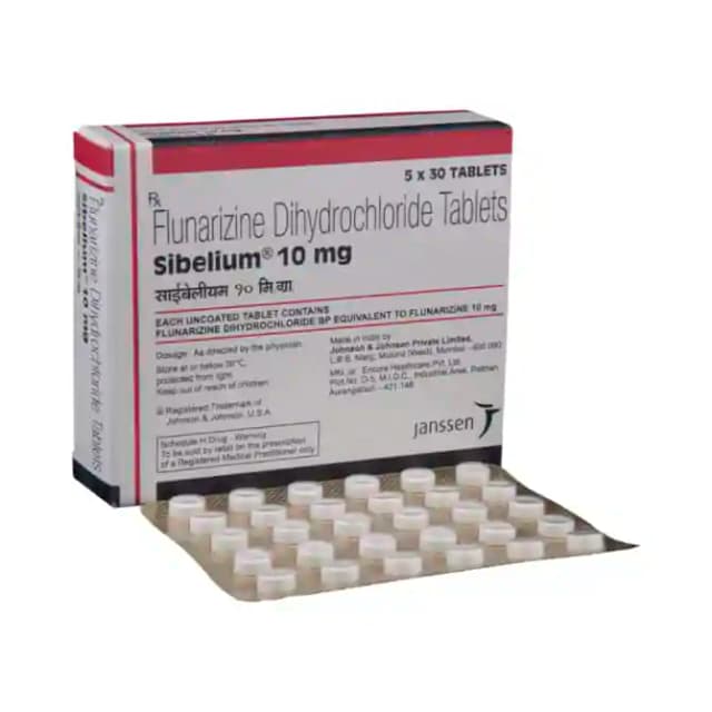 Sibelium 10mg (30 tablets in 1 strip)