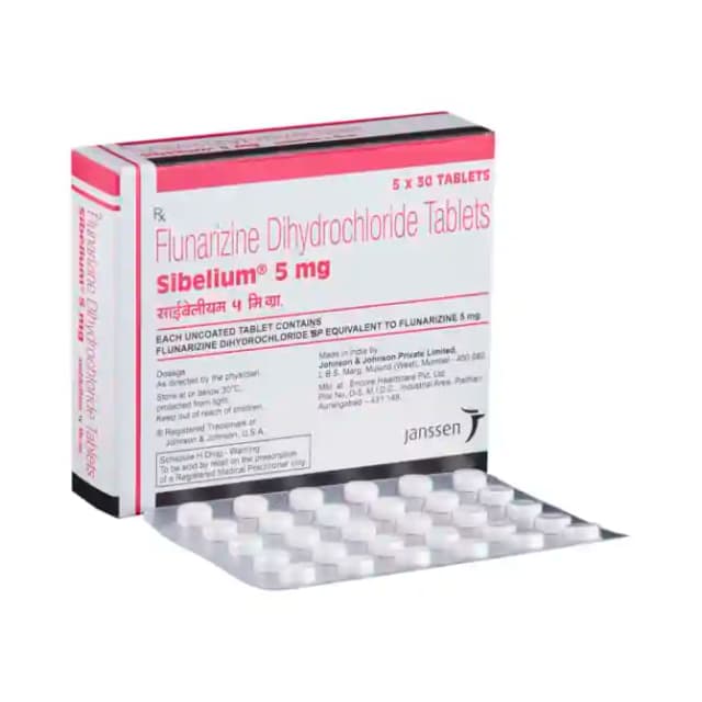 Sibelium 5mg (30 tablets in 1 strip)