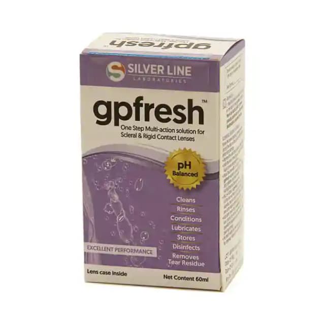 Silver Line GP Fresh (1 Bottle of 60 ml Lens Solution)