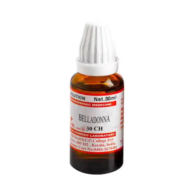 Similia Belladonna Dilution 30 CH (1 Bottle of 30 ml Dilution)