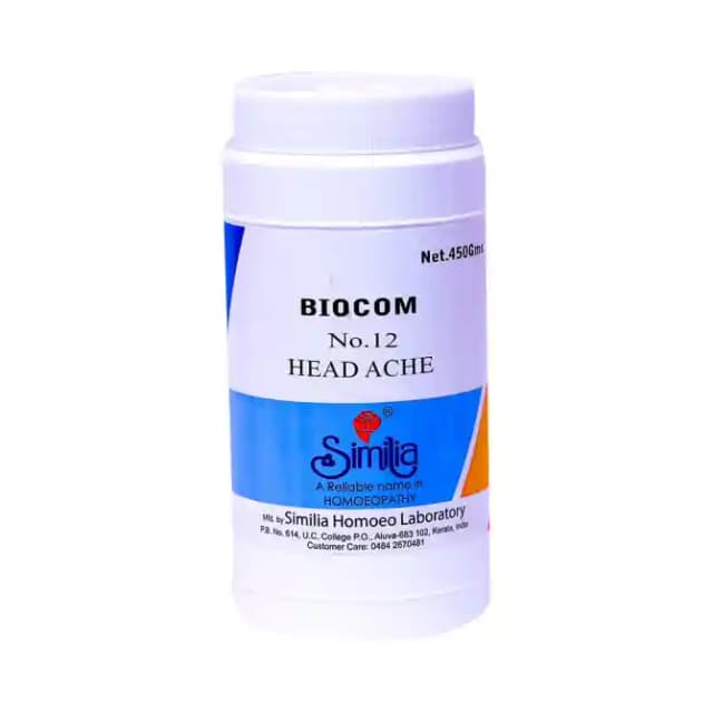 Similia Biocom No.12 (1 Bottle of 450 gm Biocombination tablets)