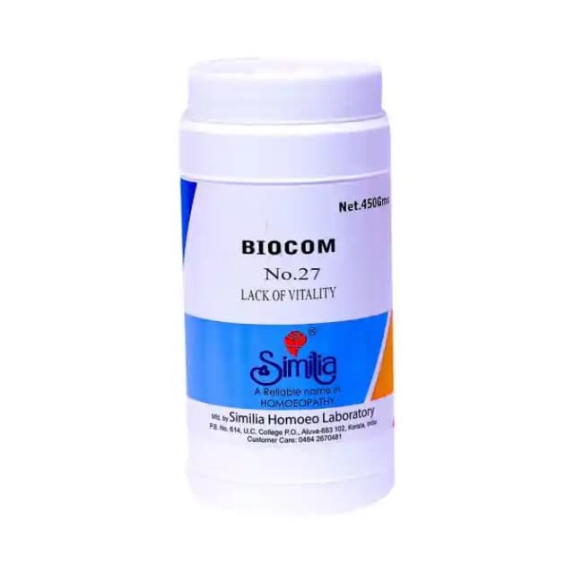 Similia Biocom No.27 (1 Bottle of 450 gm Biocombination tablets)