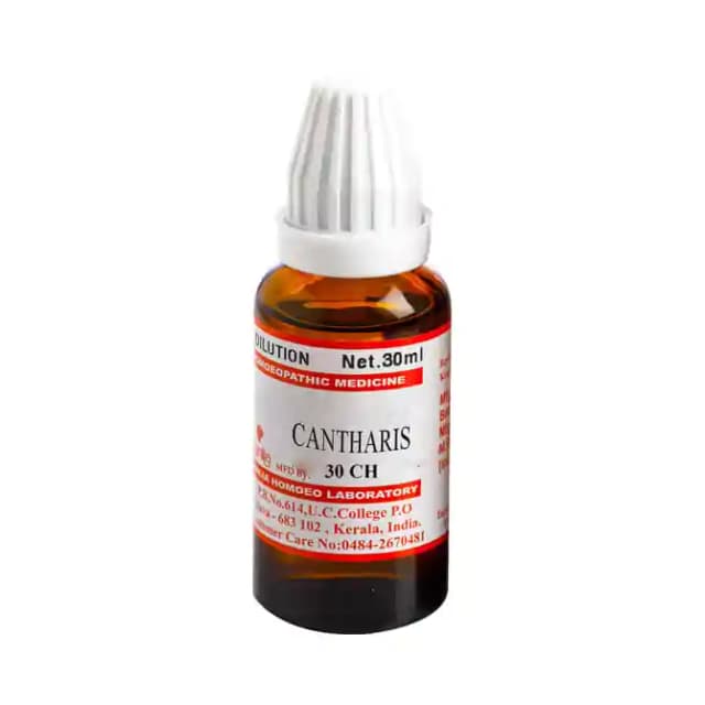 Similia Cantharis Dilution 30 CH (1 Bottle of 30 ml Dilution)