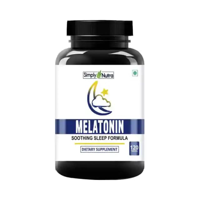 Simply Nutra Melatonin 5mg (1 Bottle of 120 tablets)