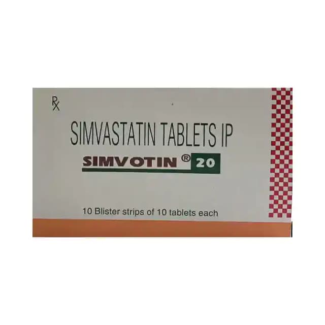 Simvotin 20 (10 tablets in 1 strip)