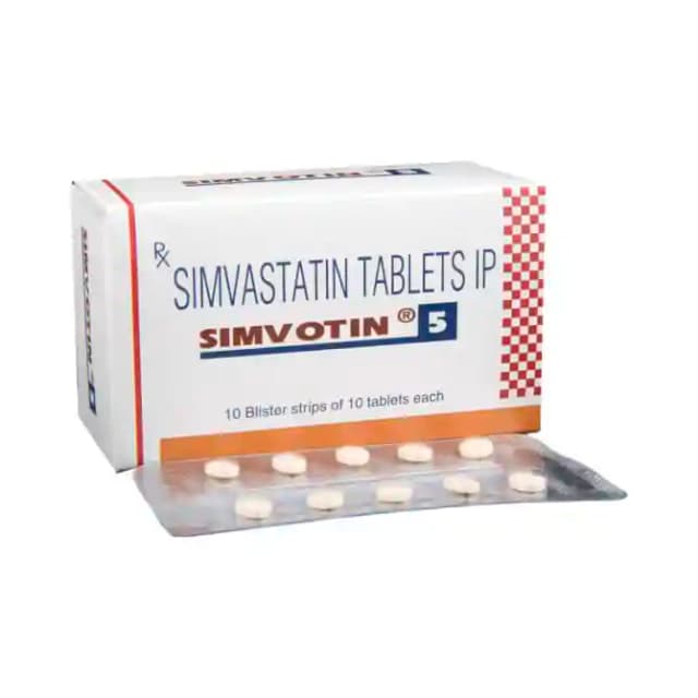 Simvotin 5 (10 tablets in 1 strip)