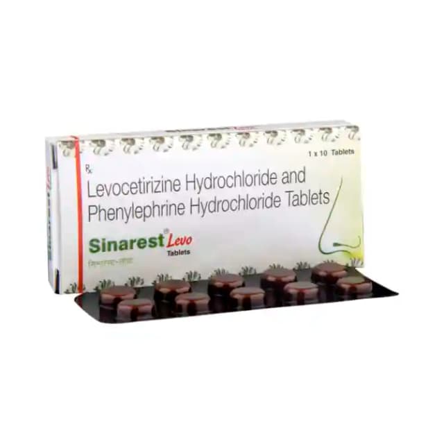 Sinarest Levo (10 tablets in 1 strip)
