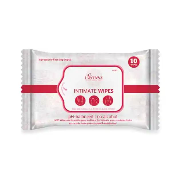 Sirona Intimate Wet Wipes (1 Packet Of 10 wipes)