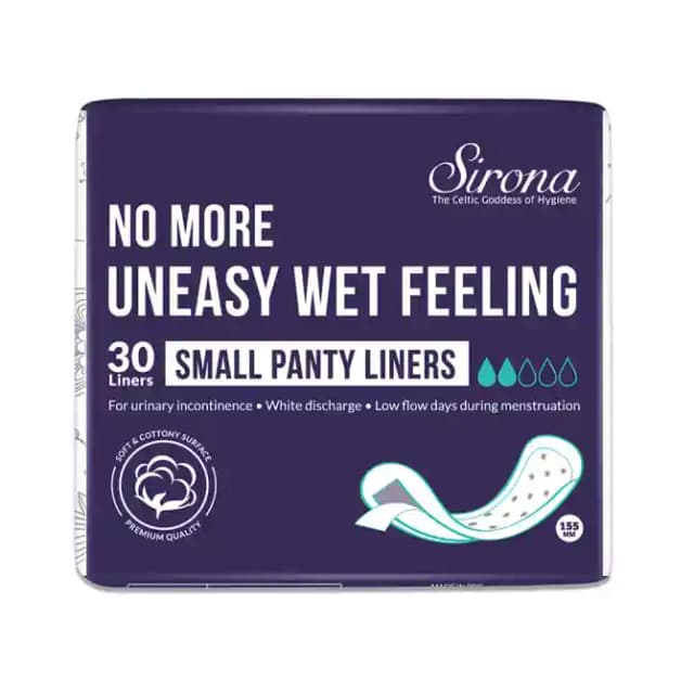 Sirona Panty Liners Small (1 Packet Of 30 pads)