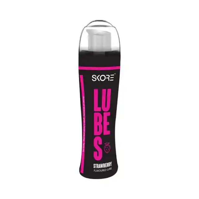 Skore Lubricant Strawberry (1 Bottle of 50 ml Liquid)