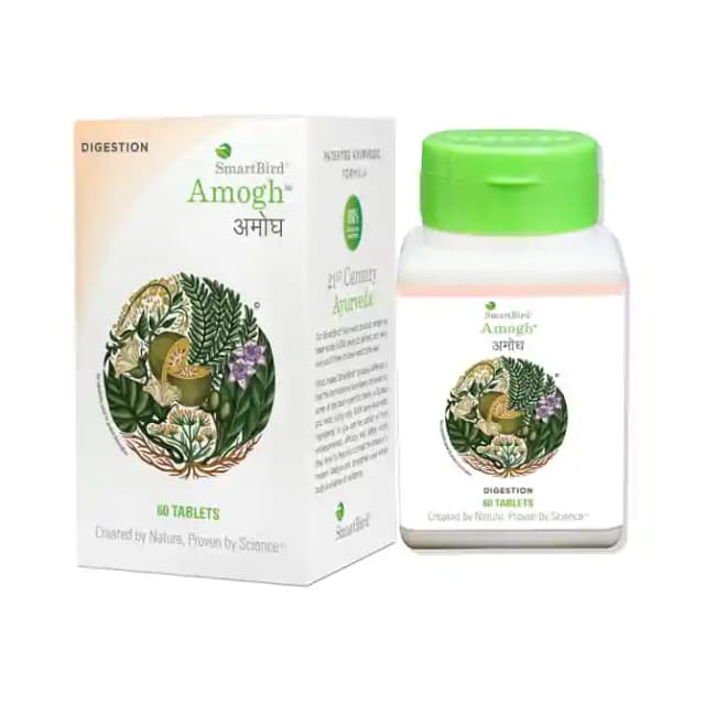 Smartbird Amogh 500mg Green (1 Bottle of 60 tablets)