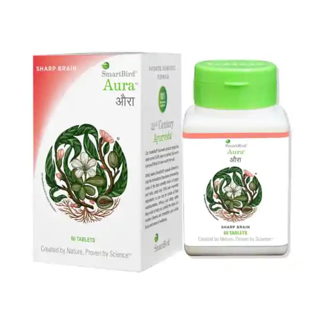 Smartbird Aura 500mg Green (1 Bottle of 60 tablets)
