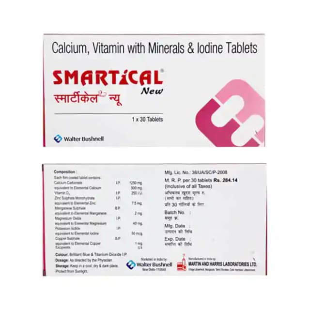 Smartical New (1 Strip Of 30 tablets)
