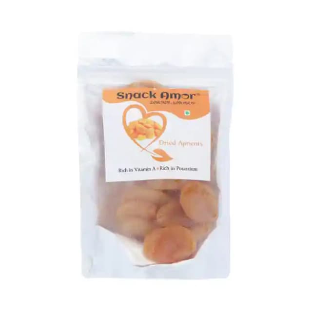 Snack Amor Dried Apricots (1 Packet Of 100 gm Dry Fruits)