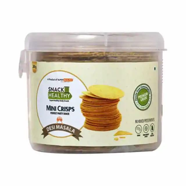 Snack Healthy Mini Crisps (1 Box Of 200 gm Snacks)