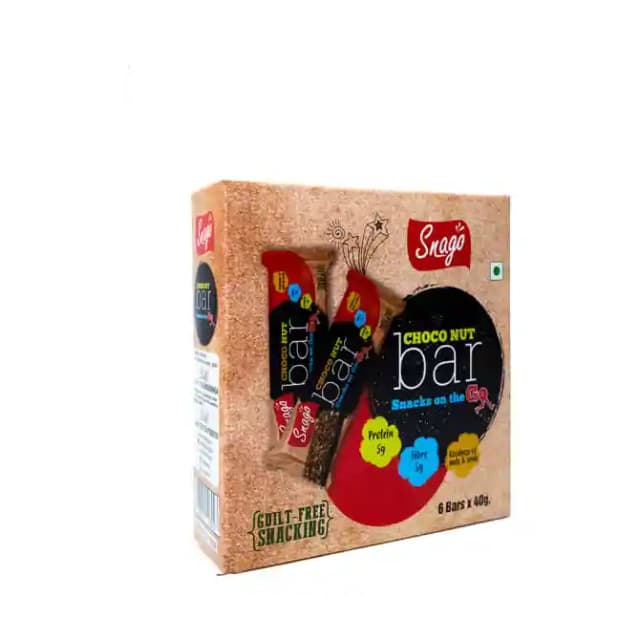 Snago Bar Choco Nut (1 Box Of 6 bars)