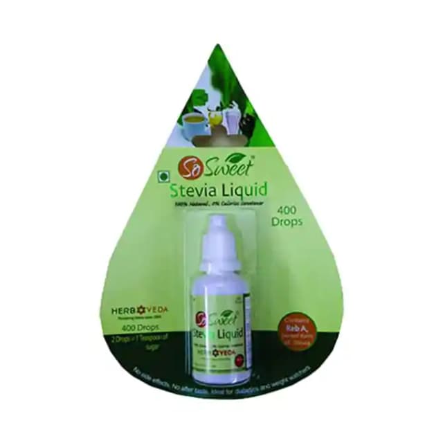 So Sweet Stevia Liquid (1 Bottle of 20 ml Liquid)