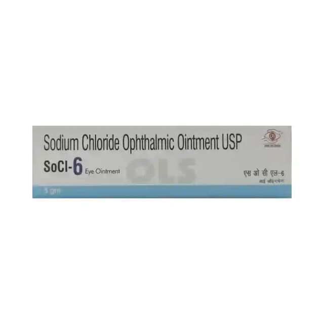 Socl 6 Eye Ointment (5 gm in 1 tube)