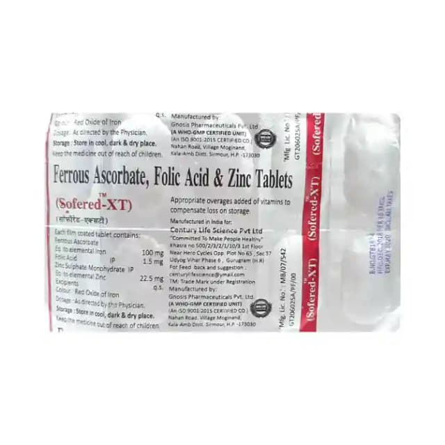 Sofered XT (1 Strip Of 10 tablets)