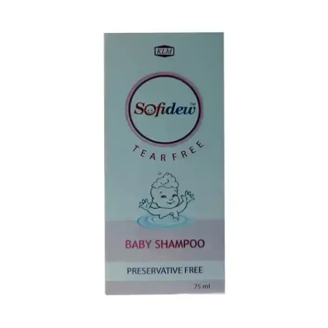 Sofidew Baby Shampoo (1 Bottle of 75 ml Shampoo)
