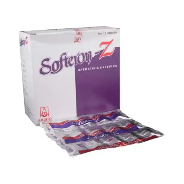 Softeron Z (15 Capsules in 1 strip)