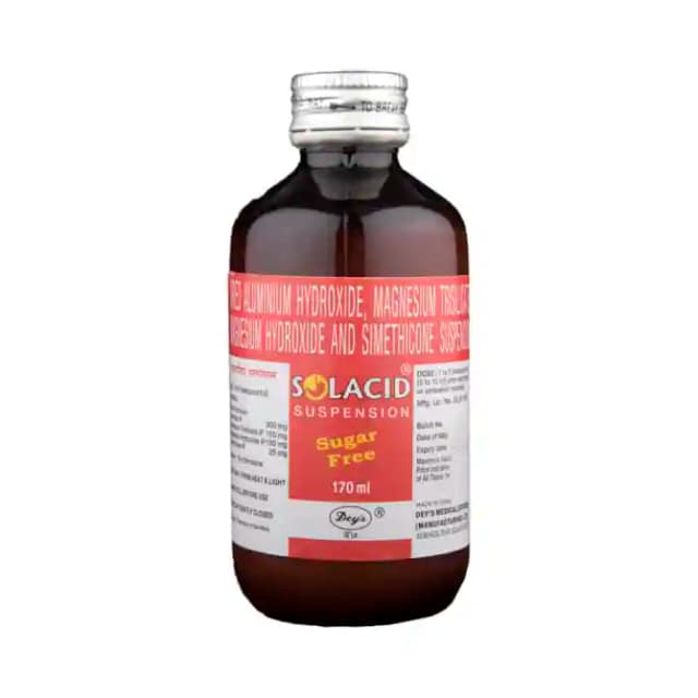 Solacid Suspension (1 Bottle of 170 ml Suspension)