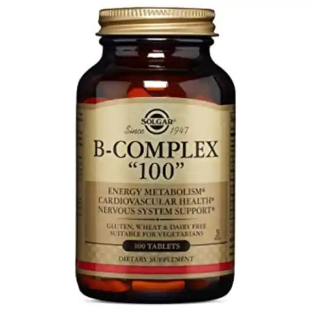 Solgar B Complex 100 (1 Bottle of 100 tablets)
