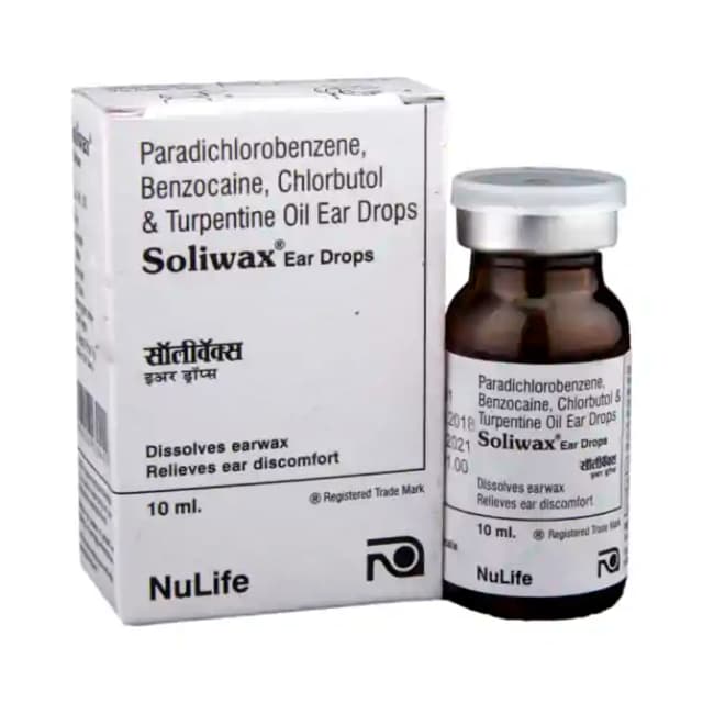 Soliwax Ear Drop (10 ml in 1 bottle)
