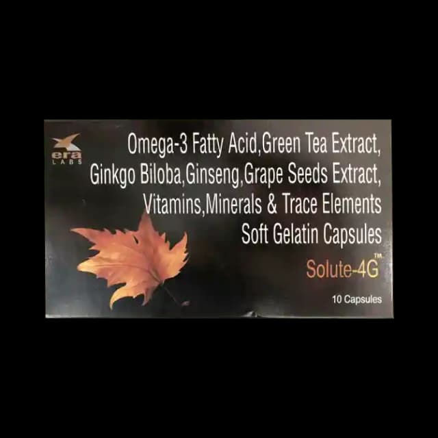 Solute 4G Soft Gelatin (1 Strip Of 10 soft gelatin capsules)