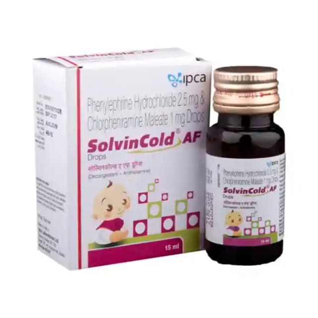 Solvin Cold AF Oral Drops (15 ml in 1 packet)