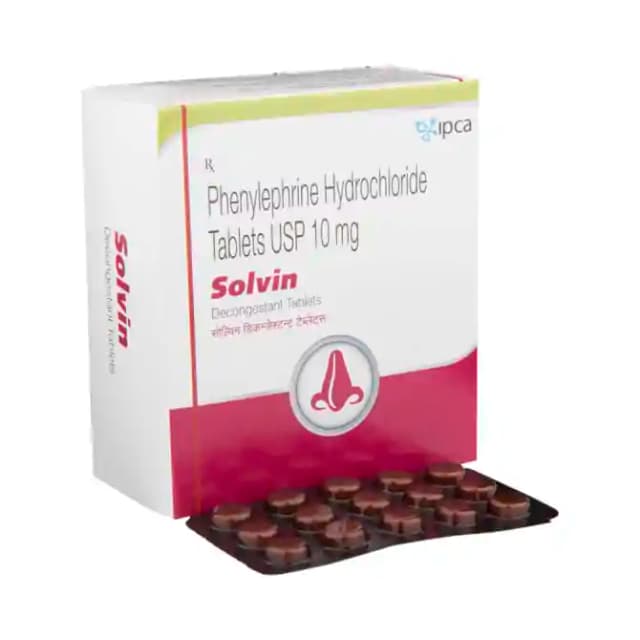 Solvin Decongestant (15 tablets in 1 strip)