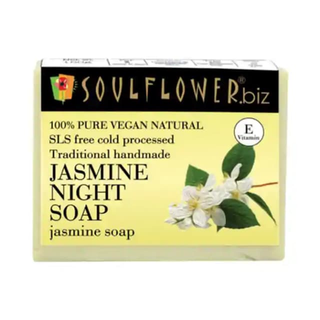 Soulflower Jasmine Night Soap (1 Packet Of 150 gm Soap)