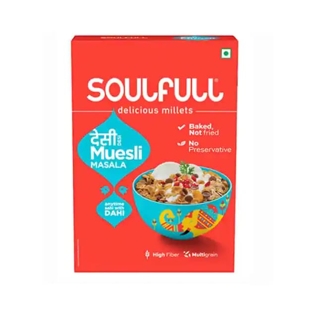 Soulfull Desi Muesli Masala (1 Box Of 400 gm Muesli)