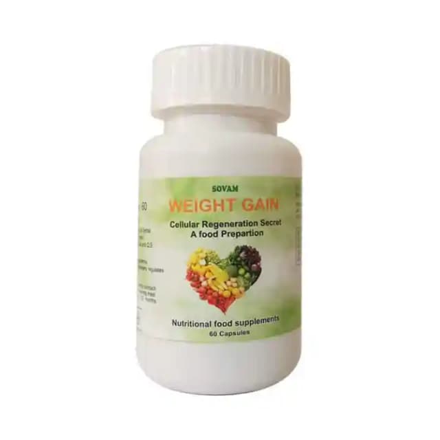 Sovam Weight Gain (1 Bottle of 60 capsules)