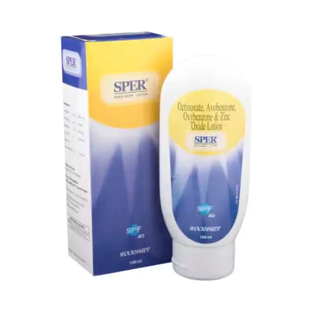 Sper Sunscreen SPF 40 Lotion (1 Bottle of 100 ml Lotion)