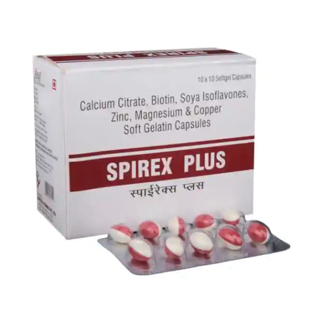 Spirex Plus Softgel (1 Strip Of 10 soft gelatin capsules)