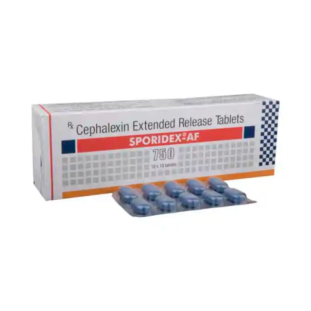 Sporidex AF 750 ER (10 tablets er in 1 strip)