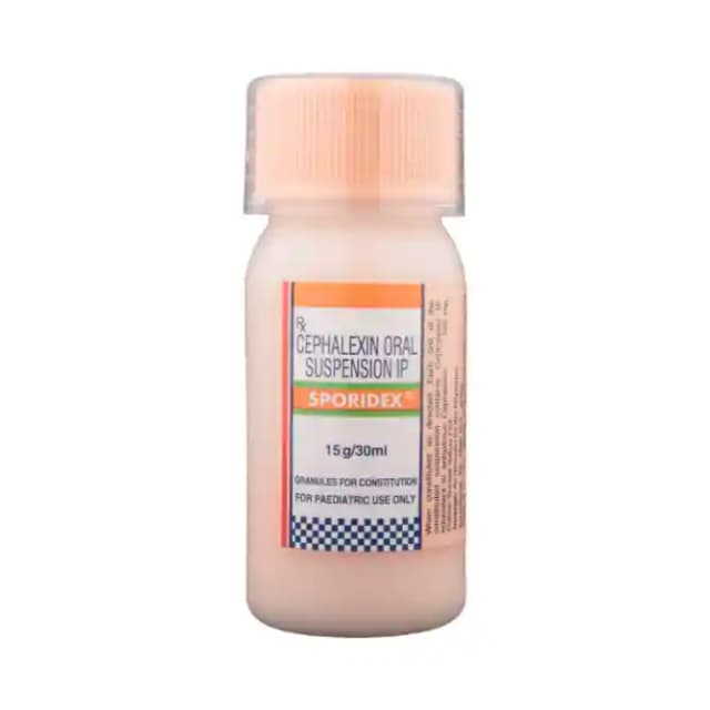 Sporidex Oral Suspension (30 ml in 1 bottle)