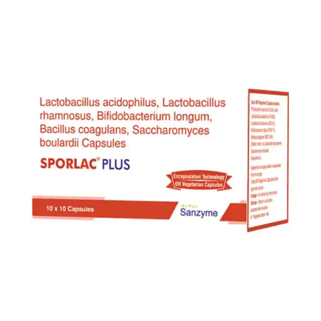 Sporlac Plus (1 Strip Of 10 capsules)