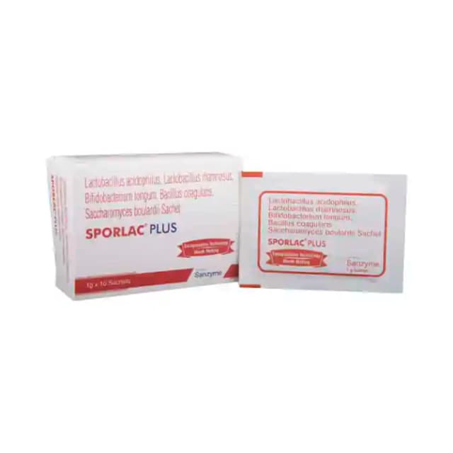 Sporlac Plus Sachet (1 Sachet Of 1 gm Granules)