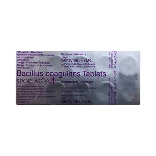 Sporlac VC (1 Strip Of 10 tablets)