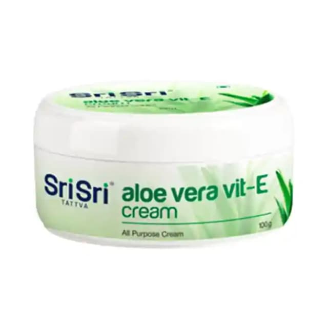 Sri Sri Tattva Aloe Vera Vit E Cream (1 Jar Of 100 gm Cream)