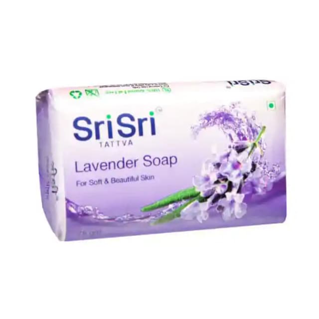 Sri Sri Tattva Lavender Soap (1 Packet Of 75 gm Soap)