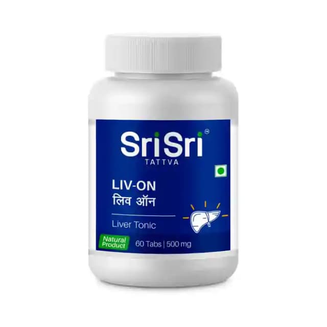 Sri Sri Tattva Liv ON 500mg (1 Bottle of 60 tablets)